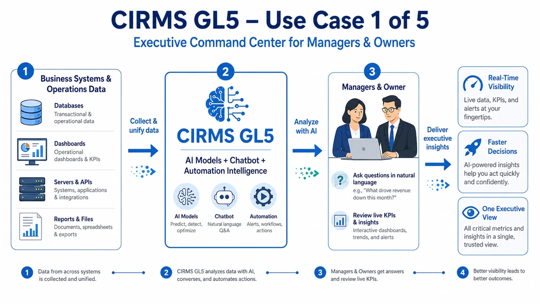 Executive Command Center for Managers & Owners diagram preview